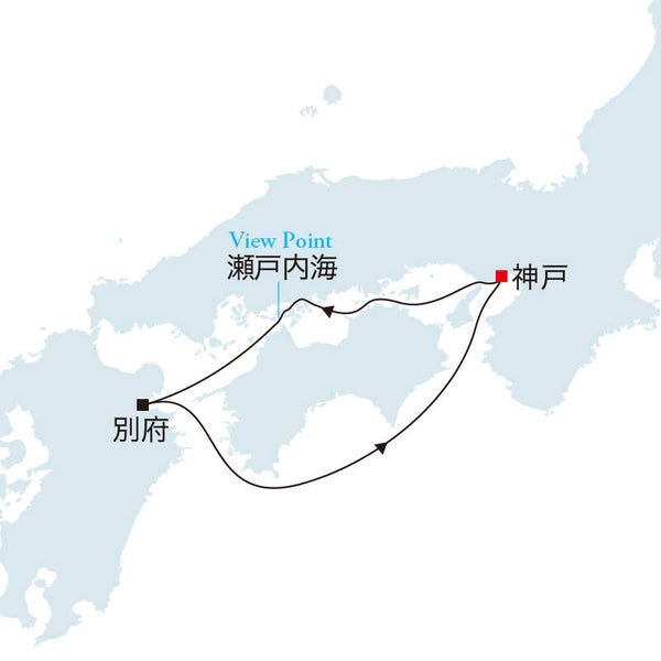 飛鳥Ⅲ アスカバルコニーD【神戸発着】秋の瀬戸内 別府クルーズ(4日間)1